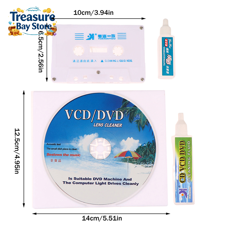 Cassette Tape Head - CD VCD DVD Player Lens Cleaner