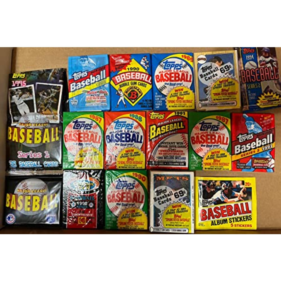 Vintage Collectible Cards - 300 Old Vintage Topps Baseball Cards