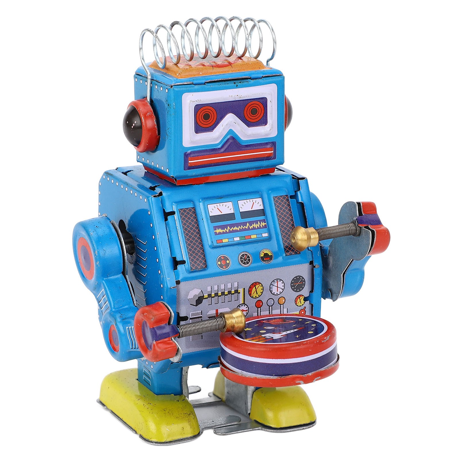 Vintage Collectibles Toys - Robot Clockwork Creative Handmade Drumming Vintage