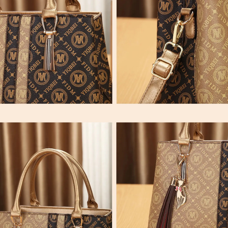 Women's Handbag Set with Shoul - Vintage Zipper avis et prix