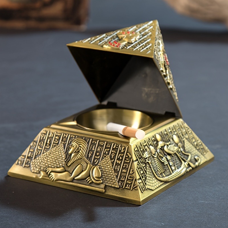 Egyptian Pharaoh Pyramid Ashtr - Vintage Collectible Ashtrays avis et prix