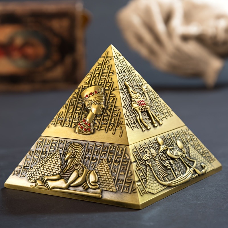 Egyptian Pharaoh Pyramid Ashtr - Vintage Collectible Ashtrays avis et prix