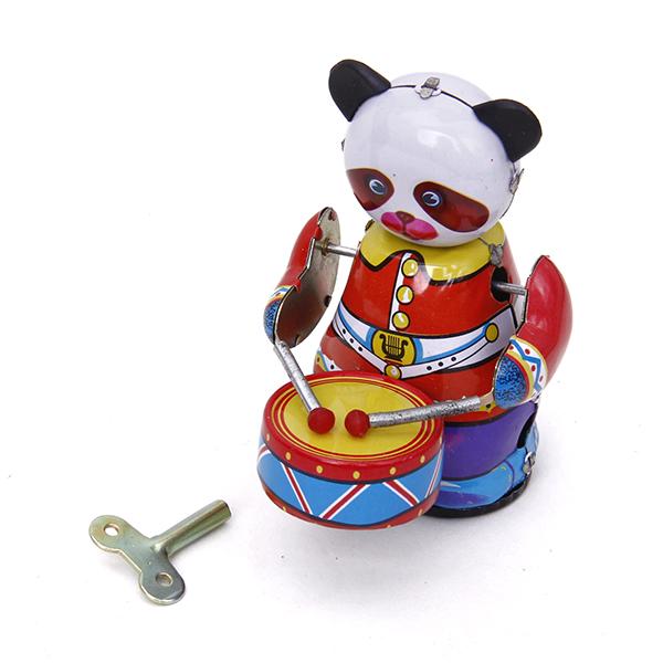 Wind Up Clockwork Panda Drumme - Vintage Collectibles Toys avis et prix