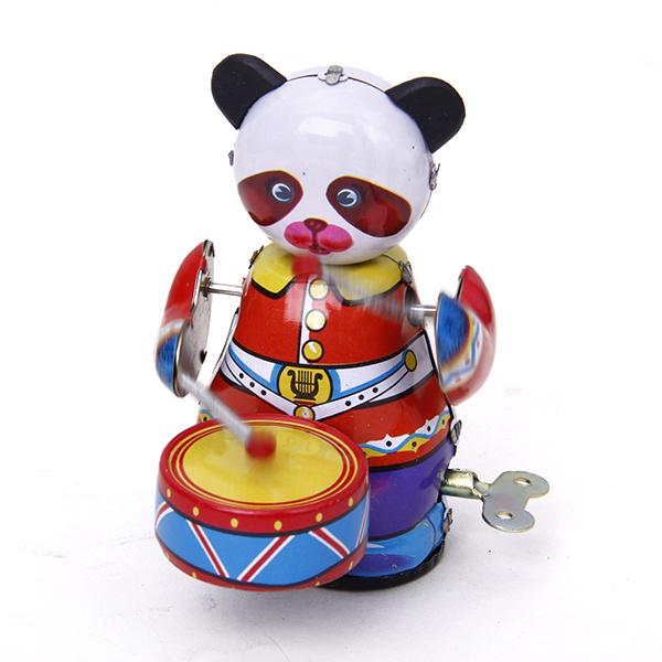 Wind Up Clockwork Panda Drumme - Vintage Collectibles Toys avis et prix