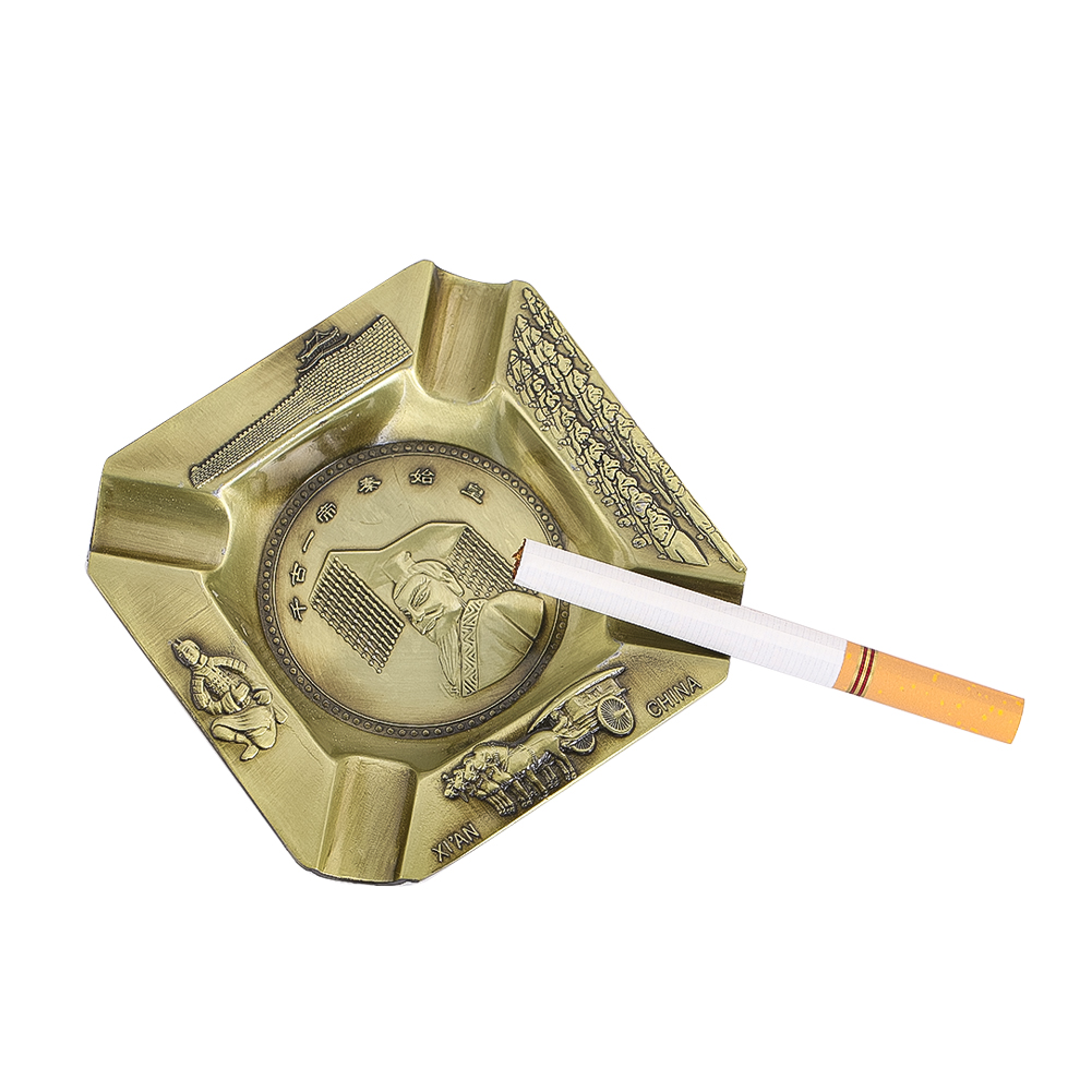 Vintage Zinc Alloy Ashtray Eng - Vintage Collectible Ashtrays avis et prix