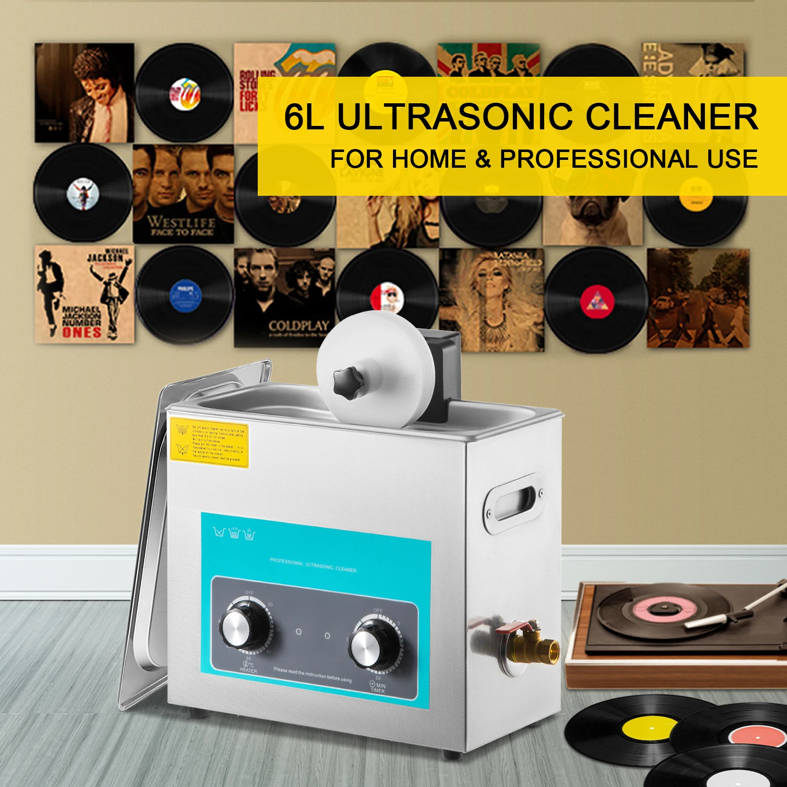 SIHAO 6L Vinyl Record Cleaner  - Vinyl Record Cleaner avis et prix
