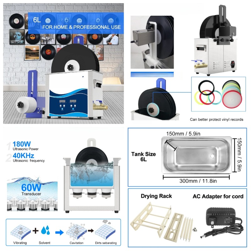 Ultrasonic Cleaner for Vinyl R - Vinyl Record Cleaner avis et prix