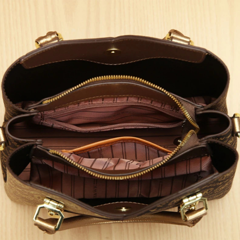 Vintage Printed Handbags for W - Vintage Zipper avis et prix