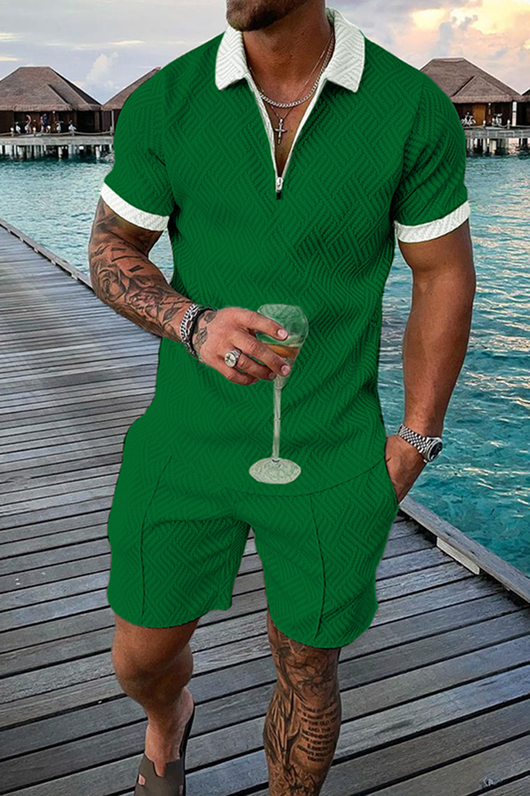 Vintage Men's Summer Casual Po - Vintage Zipper avis et prix