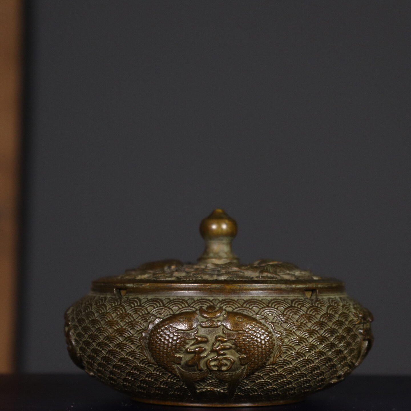 Antique Pure Copper Double Fis - Vintage Collectible Ashtrays avis et prix