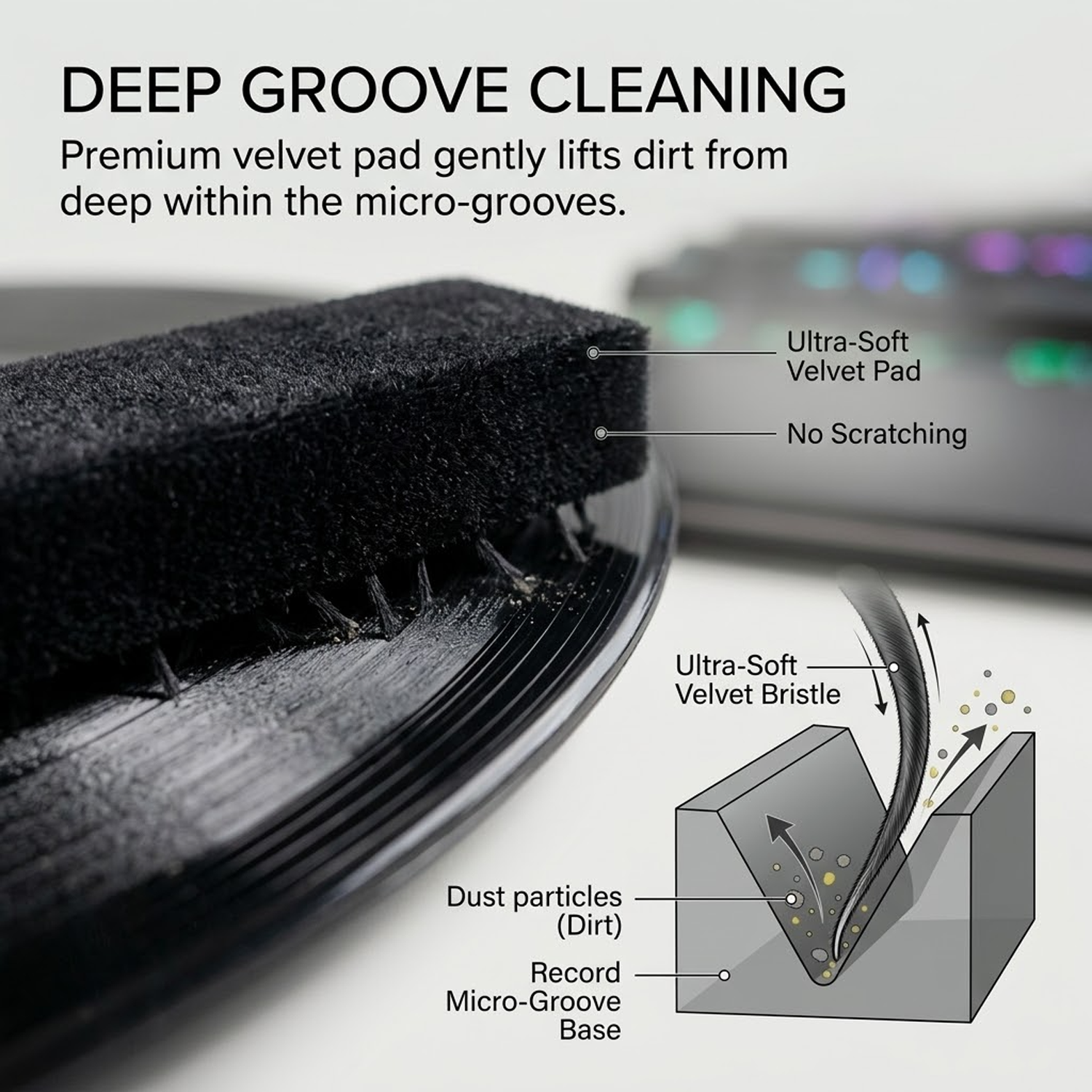 Anti-Static Vinyl Record Clean - Vinyl Record Cleaner avis et prix