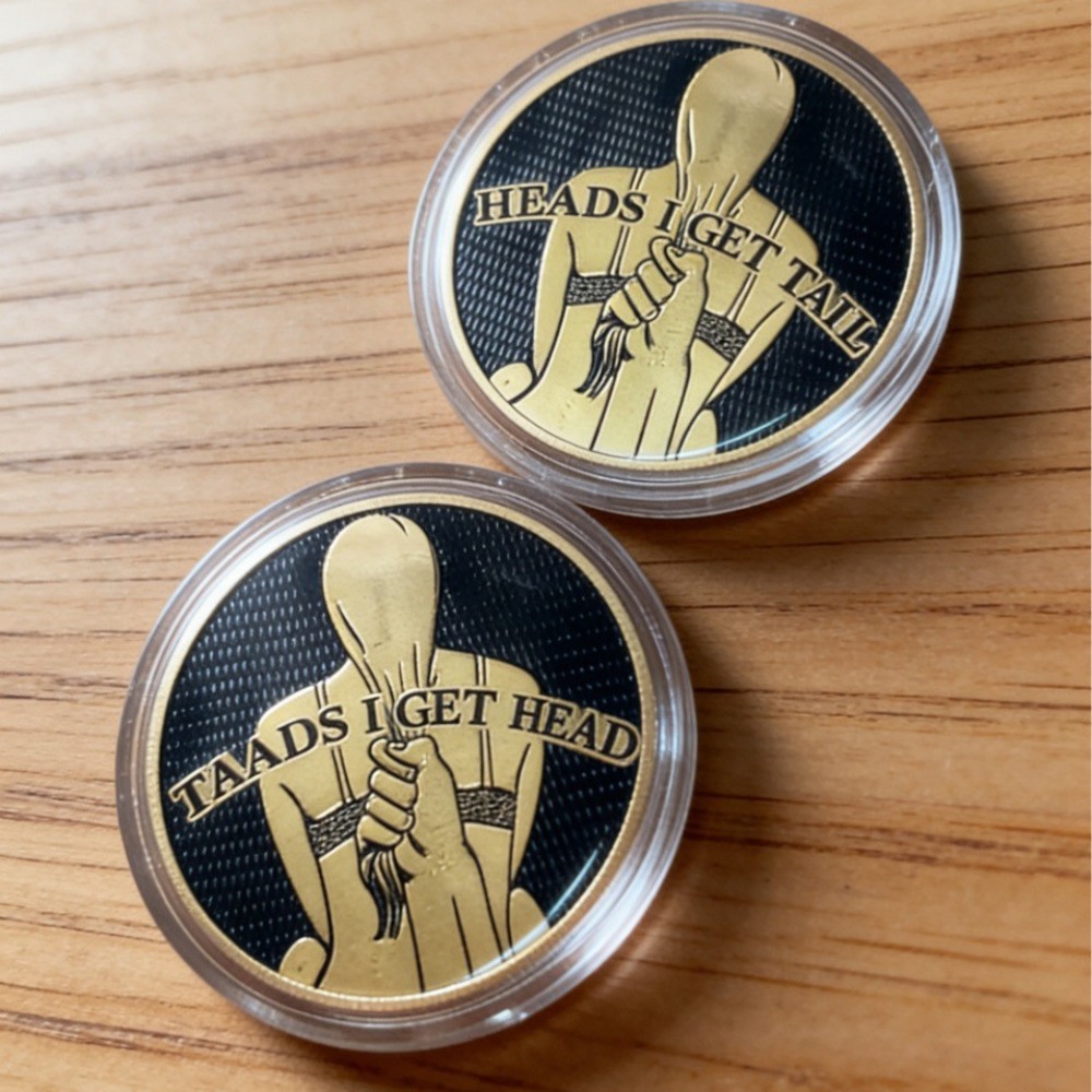New Funny Heads and Tails Coin - Vintage Collectibles Toys avis et prix