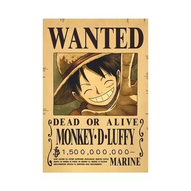 Anime One Piece Bounty Wanted  - Vintage Collectible Cards avis et prix