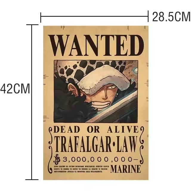 Anime One Piece Bounty Wanted  - Vintage Collectible Cards avis et prix
