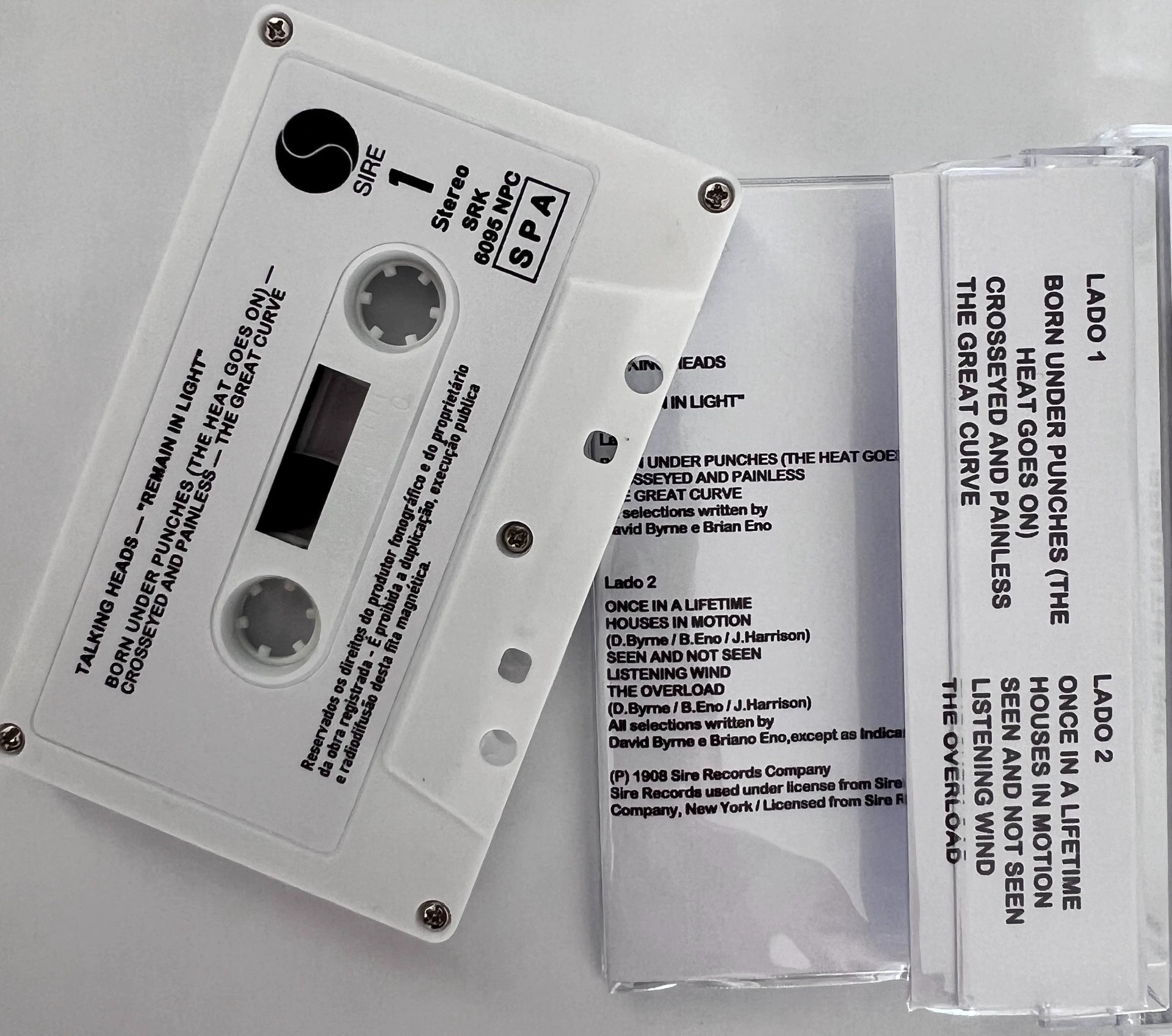 Rock Talking Heads David Byrne - Cassette Tape Head avis et prix