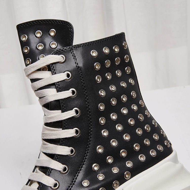 Vintage Men Shoes High-TOP Pla - Vintage Zipper avis et prix
