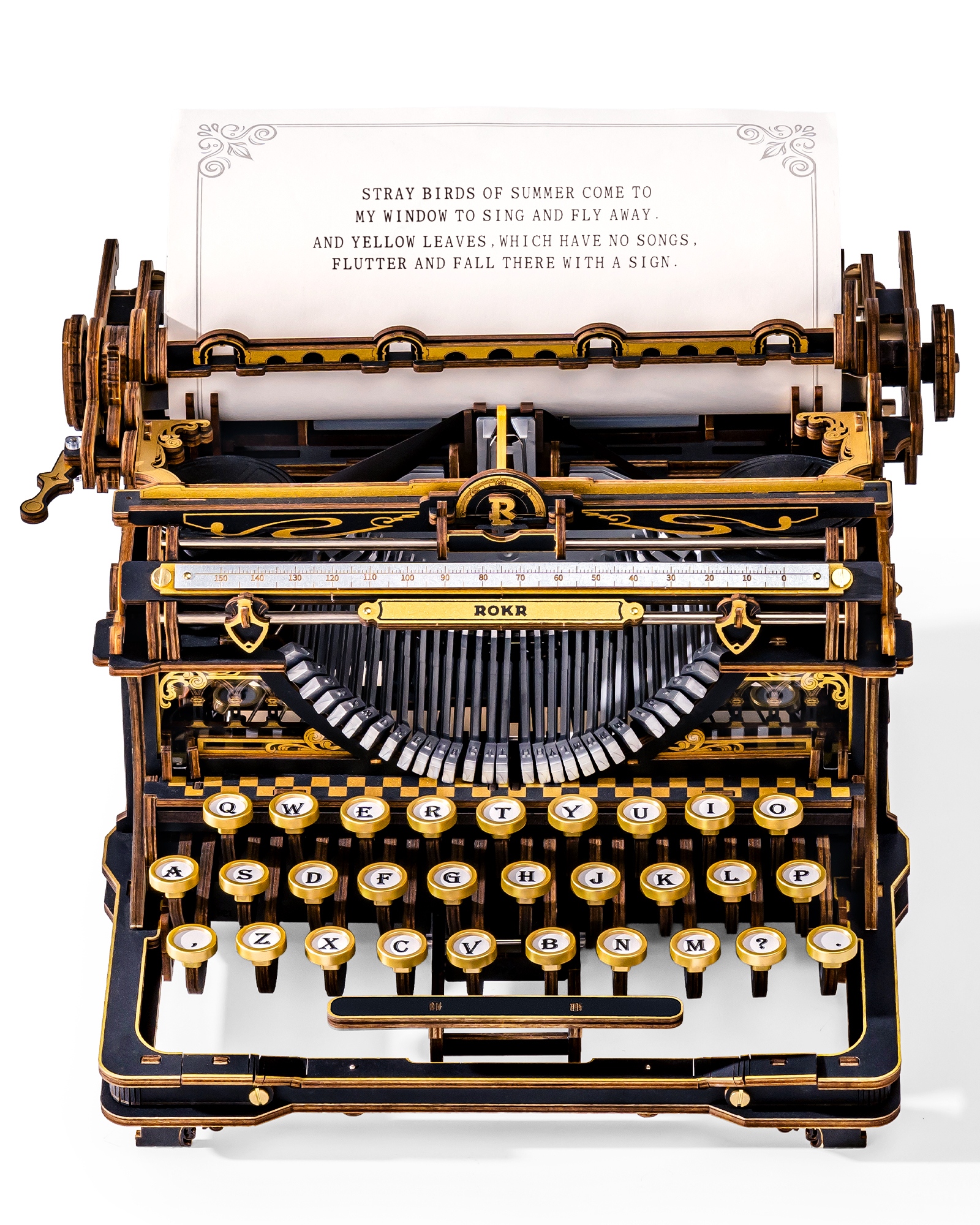 ROKR 3D Wooden Typewriter Puzz - Vintage Collectibles Toys avis et prix