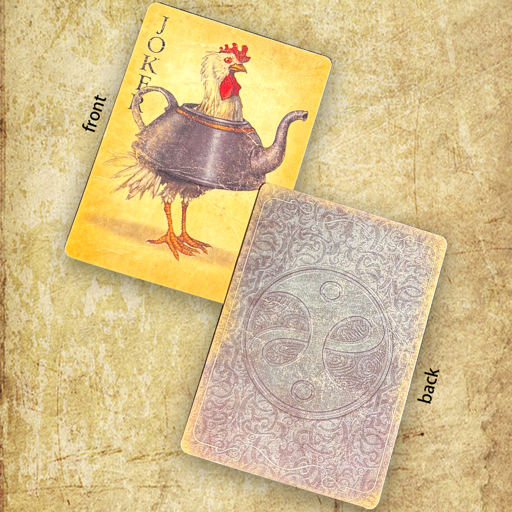 Vintage Distressed Playing Car - Vintage Collectible Cards avis et prix