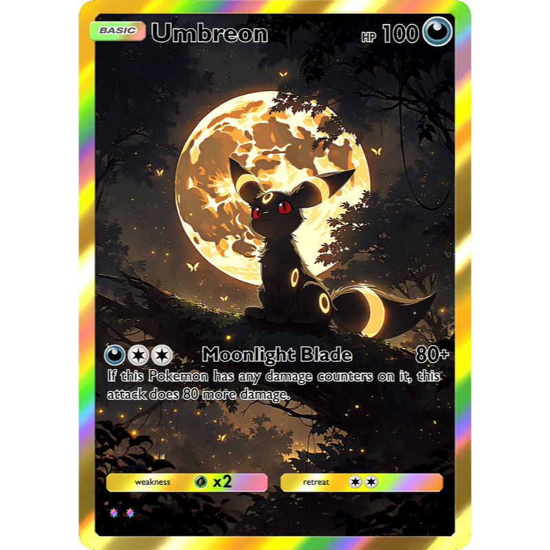 Pokemon Cards Umbreon PTCG Hol - Vintage Collectible Cards avis et prix