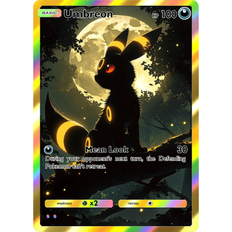 Pokemon Cards Umbreon PTCG Hol - Vintage Collectible Cards avis et prix